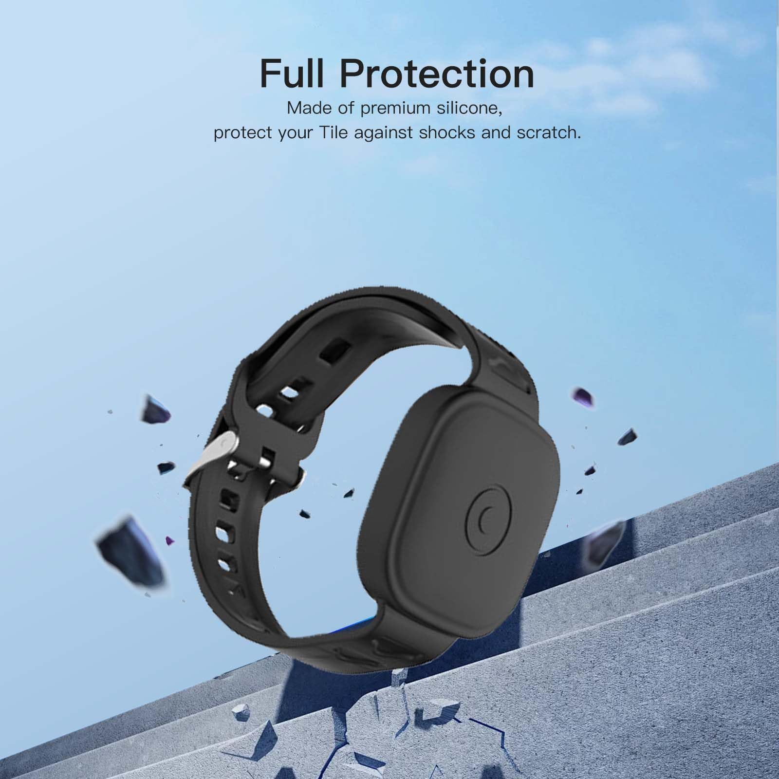 360 Tracker Retainer Life 360 Tracker Tile Waterproof Silicone Wristband For Tile Mate 2024/ ...