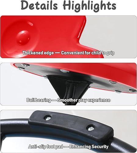 Miniatura 90 de Silla giratoria sensorial para niños con autismo a partir de 3 años, silla giratoria para niños con TDAH, sillas sensoriales para niños autistas,