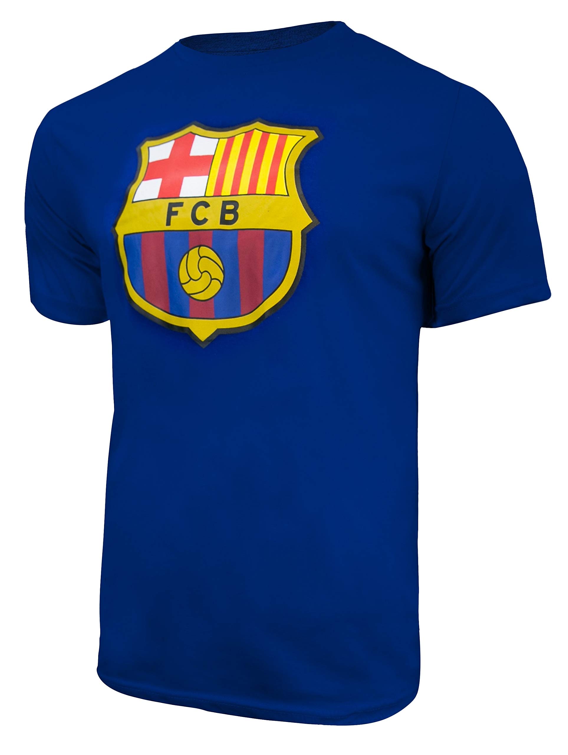 Icon SportsMen’s Soccer T-Shirt – Official Adult Cotton Short Sleeve World Football Club Casual Active Graphic Top Tee