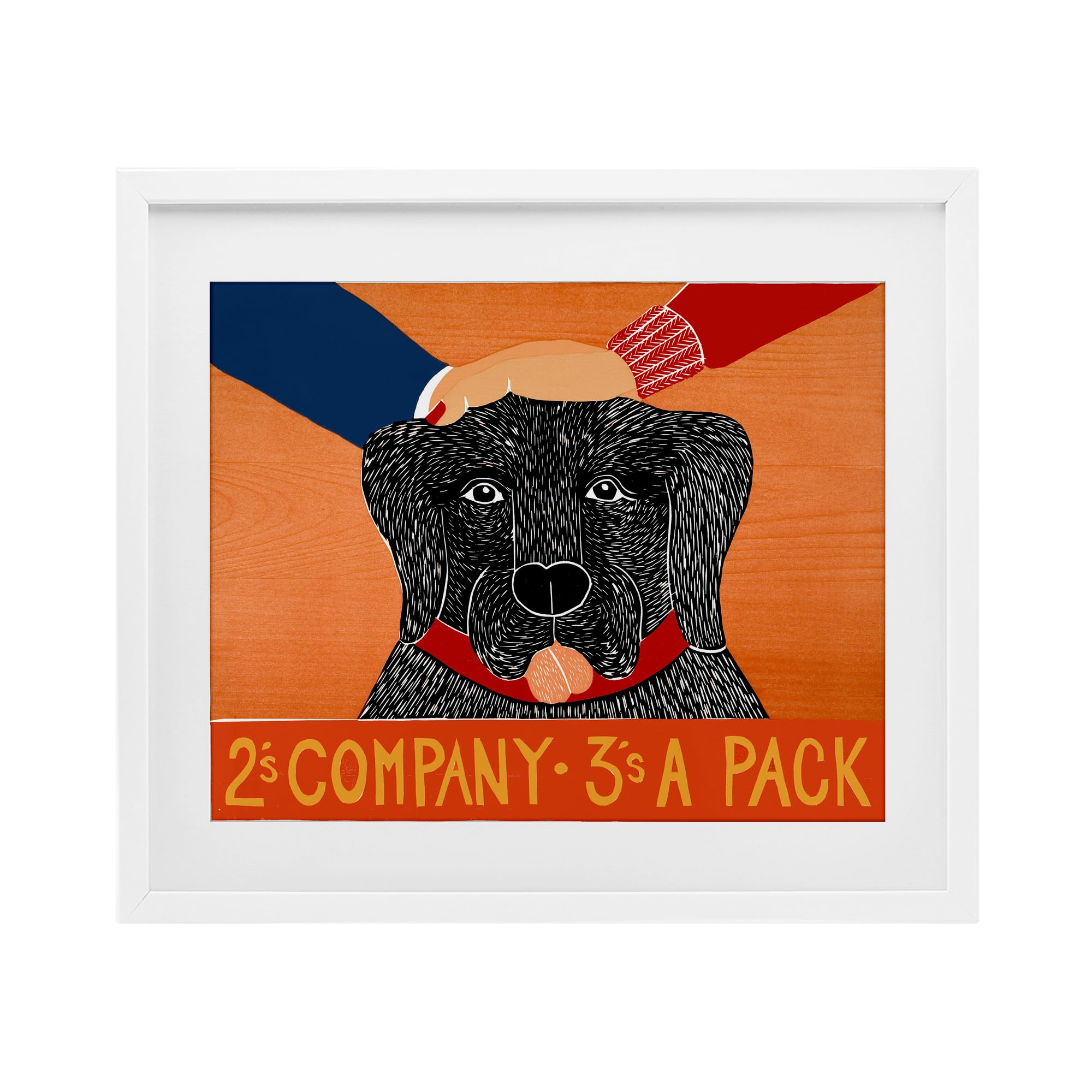 Affiche encadrée chien blanc Stupell Industries 33x40 cm - 8