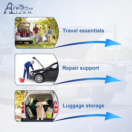 Miniatura 7 de Amortiguadores de escotilla trasera, puntales de puerta de elevación, soporta resortes de gas 6110 compatible con Nissan Pathfinder 2005 2006 2007