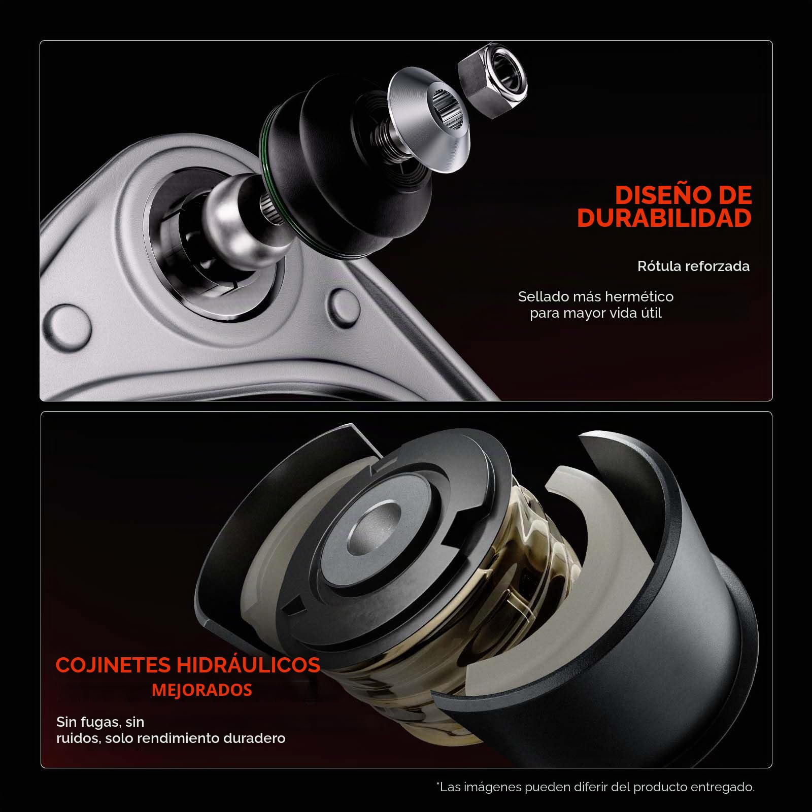 Frankberg 4 brazos de suspensión + 4 brazos de suspensión + 2 barras de acoplamiento delanteras izquierda derecha compatibles con A4 Avant 8K5 Q5 8RB A4 8K2 A4 Allroad 8KH A5 Sportback Replace