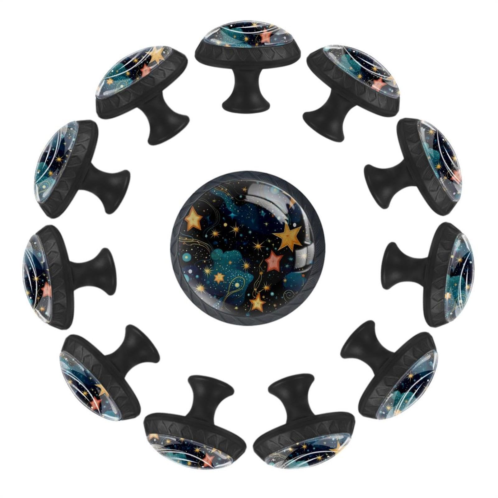 Poignées en verre transparent constellation chic pour sublimer vos meubles de cuisine