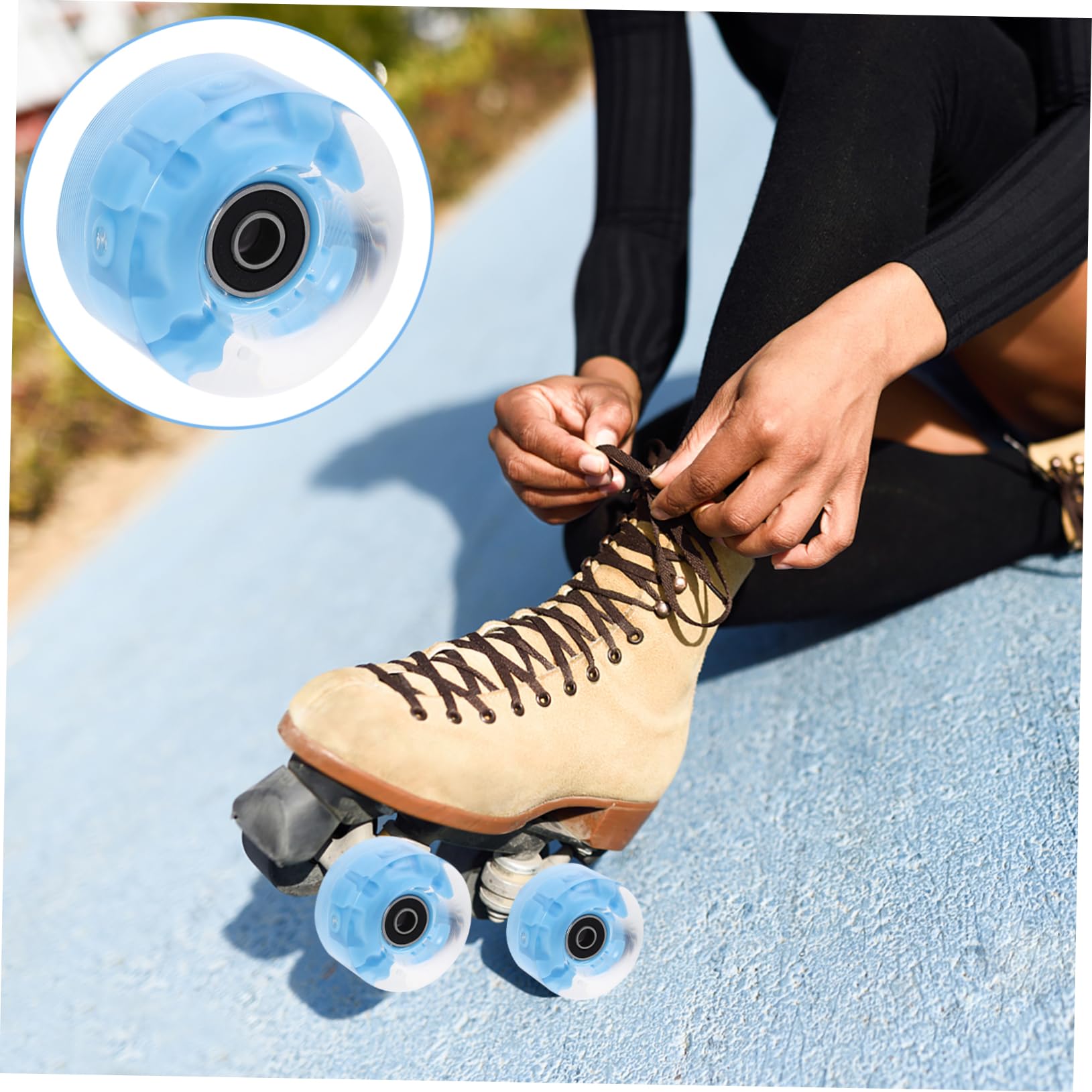 VICASKY patineta Patines Zapatillas Skate Roller Skates Skate Shoes Tabla Skate Rueda de Skate Ruedas de Skate Aire Libre Rueda de Patinaje iluminar Las Ruedas de Patinaje PU
