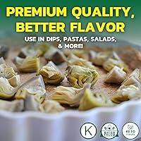 Vista 5 de Native Forest Corazones de alcachofa en cuartos y marinados - Alcachofas, corazones de alcachofa enlatados marinados, corazones de alcachofa