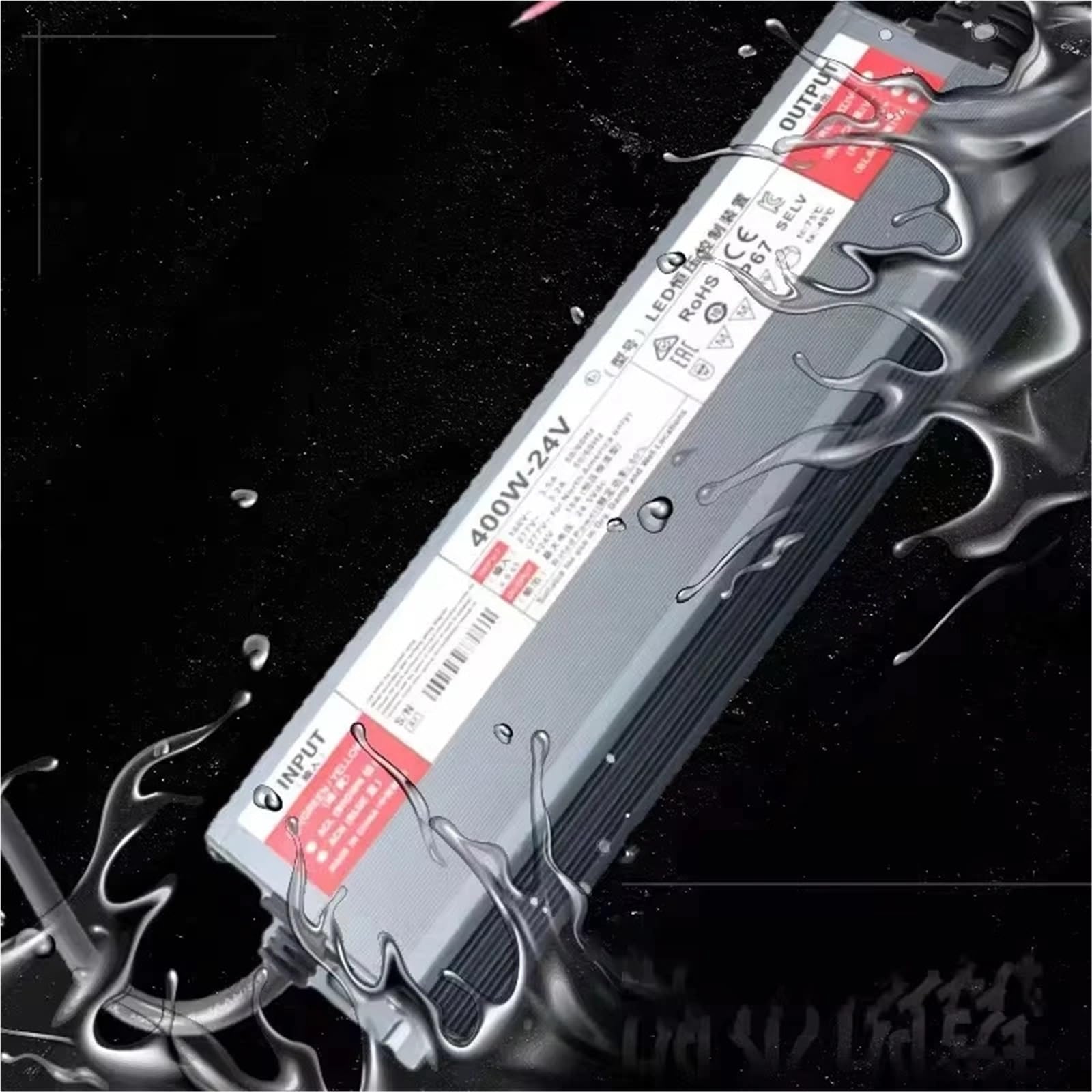 Illuminazione esterna impermeabile CA 220 V a CC 12 V 24 V Alimentatore LED Driver 24 W 36 W 60 W 100 W 150 W 200 W 300 W 600 W(12 V,36W)