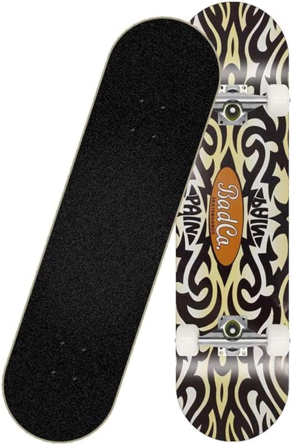 COOLBABYProfessional Standard Skateboards Four-Wheel Skate Board Beginner Children Girl Boy Adult, Professional Double Kick Tricks Skate Board Competition Skateboards HBKL01-SRK