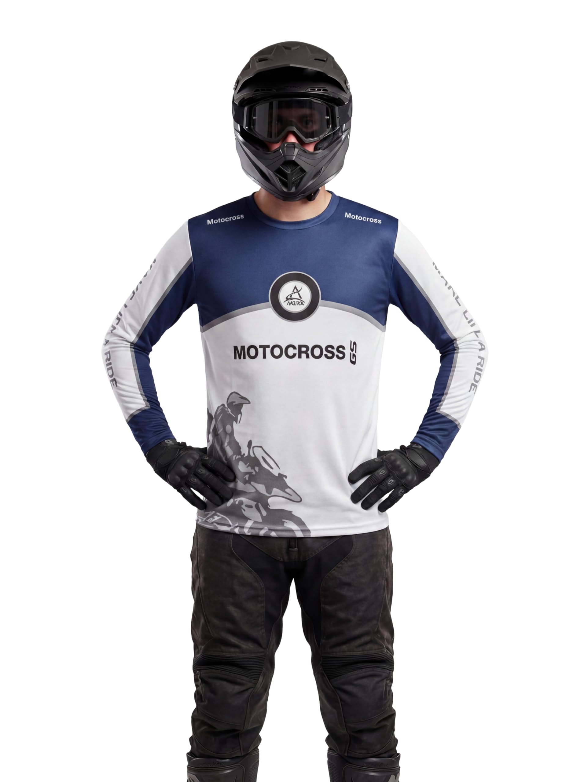 akiba Full Sleeve Motocross Printed Biker Racing Jersey, Riding Sports T-Shirt for Unisex-picture-19