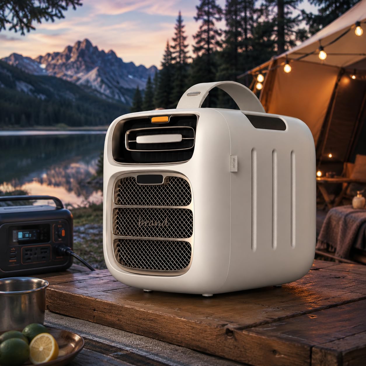 forplubossmmp Portable Air Conditioner, Fast Cooling And Heating Air Conditioner,16-32°C Adjustable Temp, 3 Fan Speeds, Compact Design For Tent, Rv, Truck, Motorhome, Outdoor Camping Use Coldheat