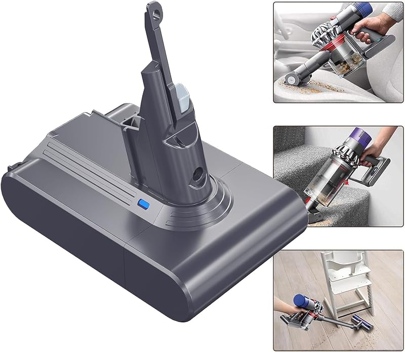 Acumulator de schimb KUNLUN 21,6V pentru aspirator vertical fără fir Dyson V7 SV11 Trigger Animal Motorhead Extra Absolute Fluffy