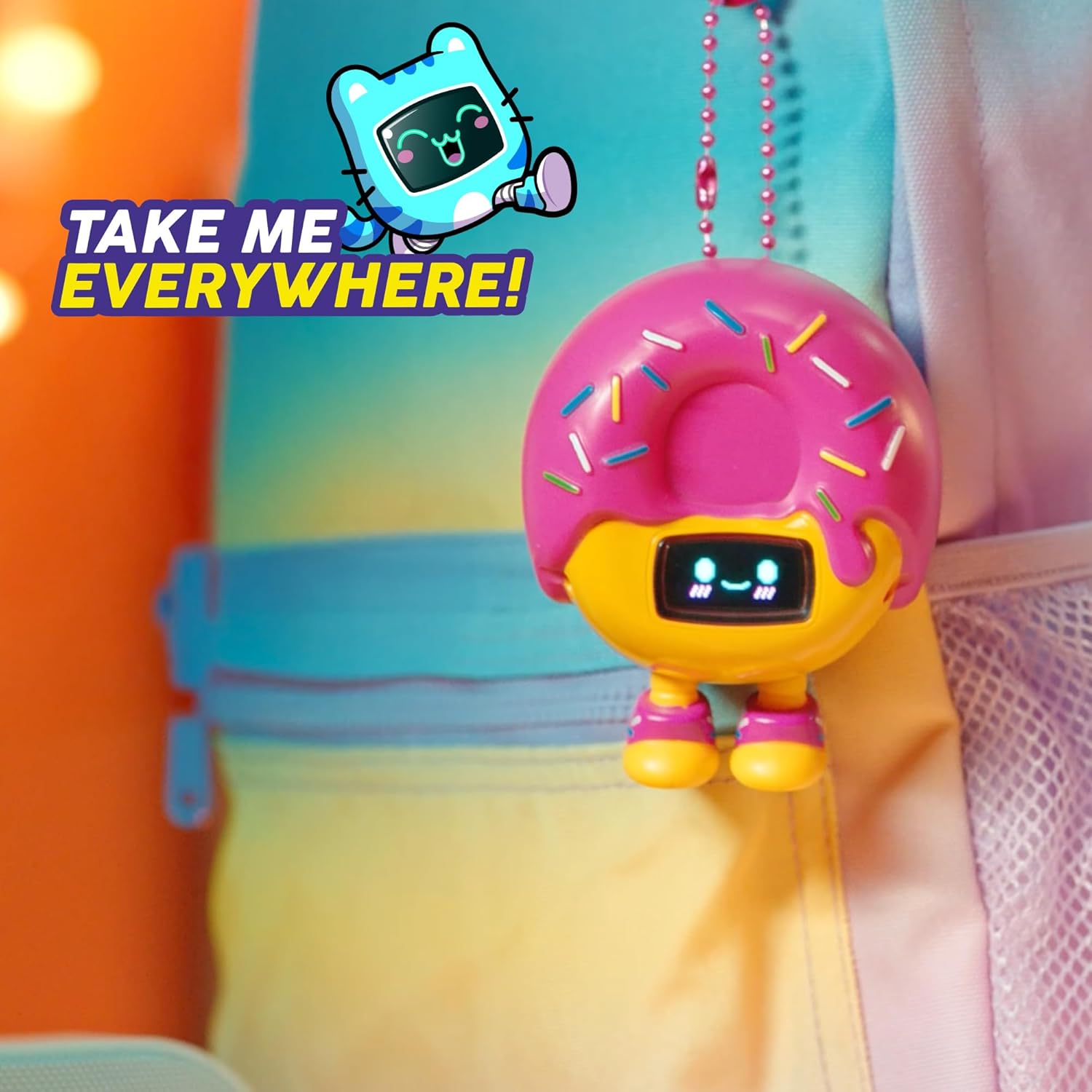 CIRCUITMESS Beep Boop Mochi | Interactive Digital Pet Toy for Kids | Fun Tech Mini Games, Sounds & Reactions | Collectible Ready-to-Play Electronic Pet (Ages 4–9)
