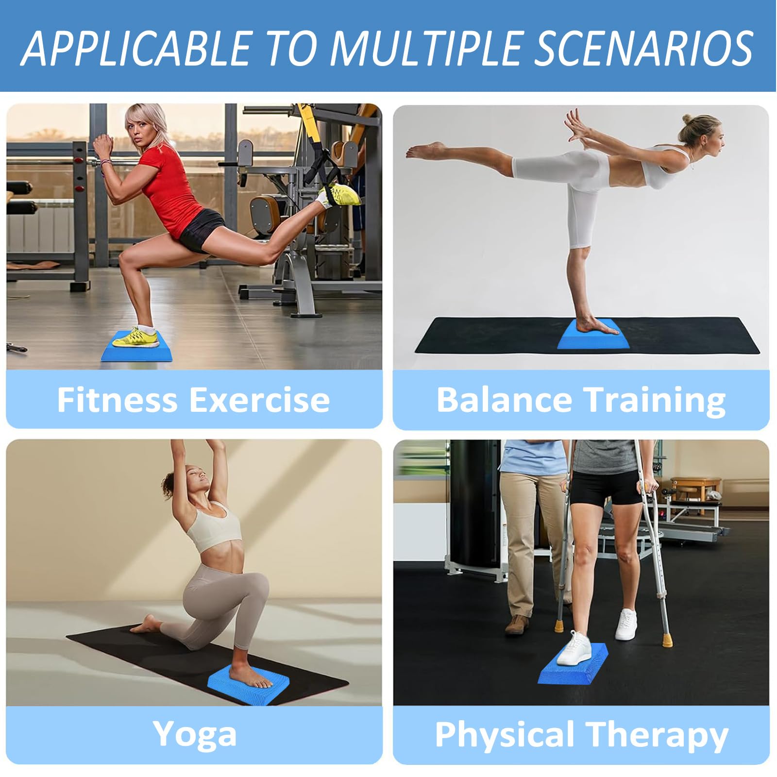 Tapis D'équilibre En Mousse Antidérapant – Yoga, Genoux, Entraînement, Récupération – Pour Danseurs, Séniors, Enfants Et Femmes – Anti-fatigue Et Stable