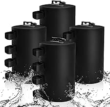Paquet de 4 Poids de Water Bag Gazebo, Poids Lourd, qualité Industrielle, Poids Lourd, Poids pour Les Jambes, Poids pour Jambes, tentes Pare-Soleil, Parasol