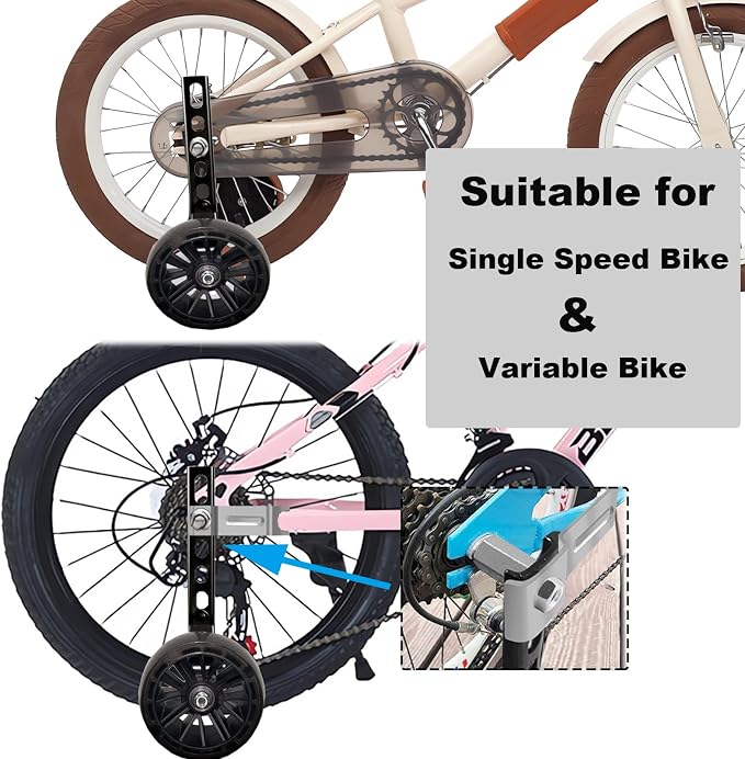 Ruedas de entrenamiento para bicicleta 12-20 pulgadas miniatura 4