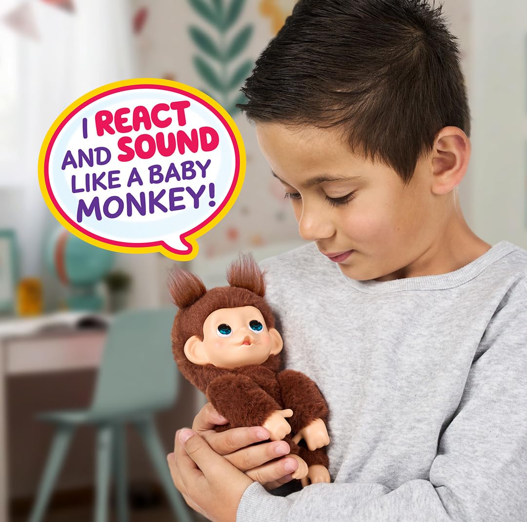 Peluche - LITTLE LIVE PETS - My Mini Baby Monkey - Marrone - Et? 4+