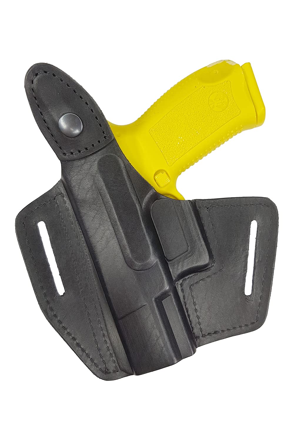 VlaMiTex B5 Fondina per pistola Canik TP9, 4 Pollici, per cintura, in pelle