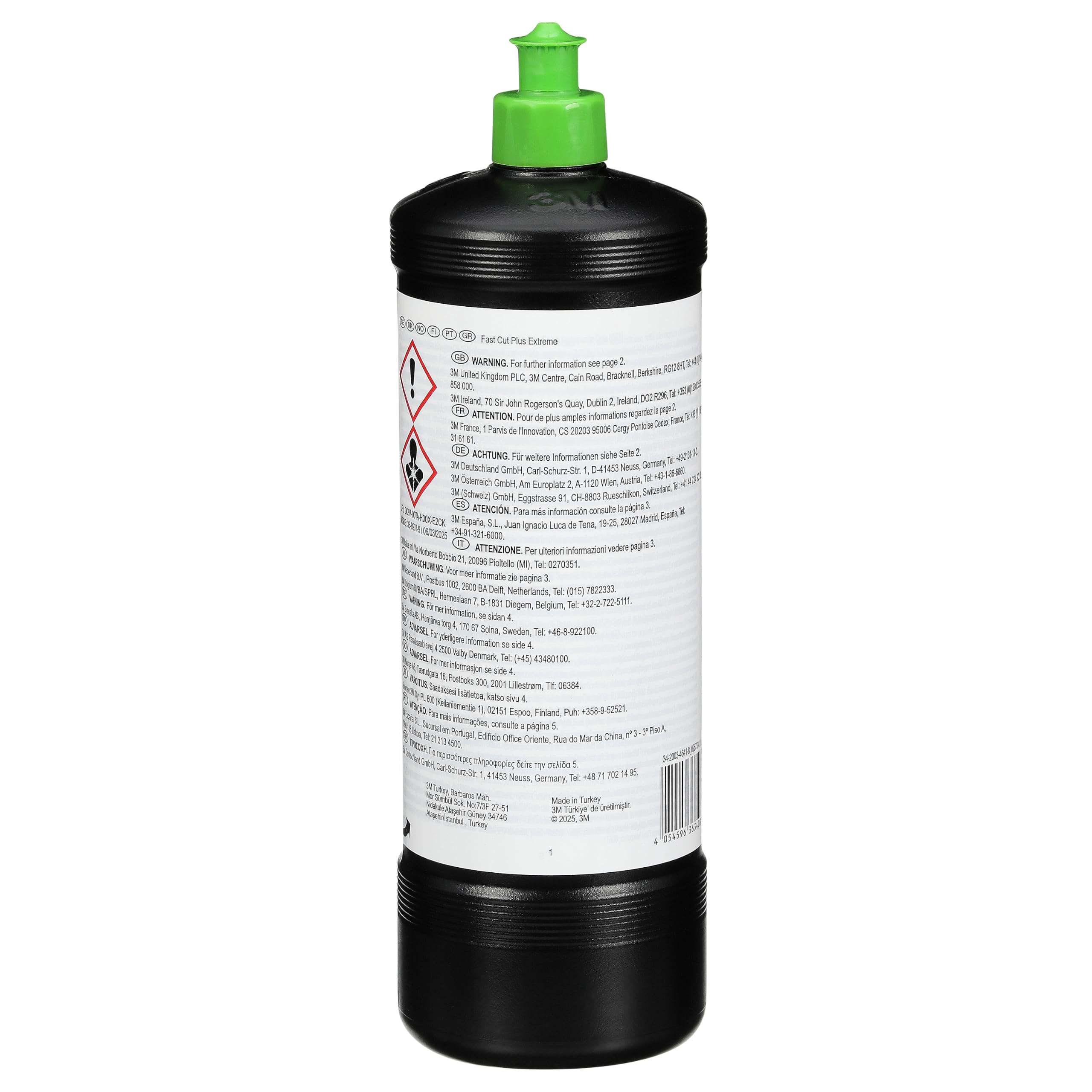 3M Perfect-it Fast Cut Plus Extreme 51815 - Pour la Polissage et la Restauration Automobile - Bouteille de 1 kg
