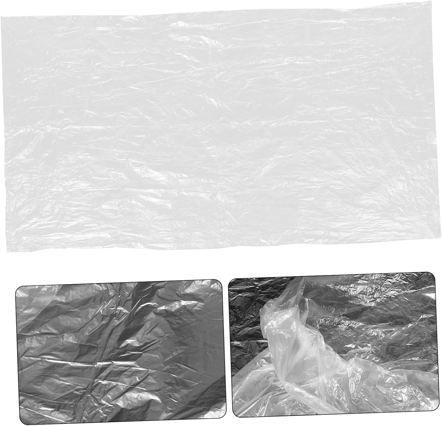 50pcs Disposable Sauna Blanket Liners Thick Pe Sauna Insert Bags with Top Opening Design for Easy Access for Bathtub and Beauty Salons