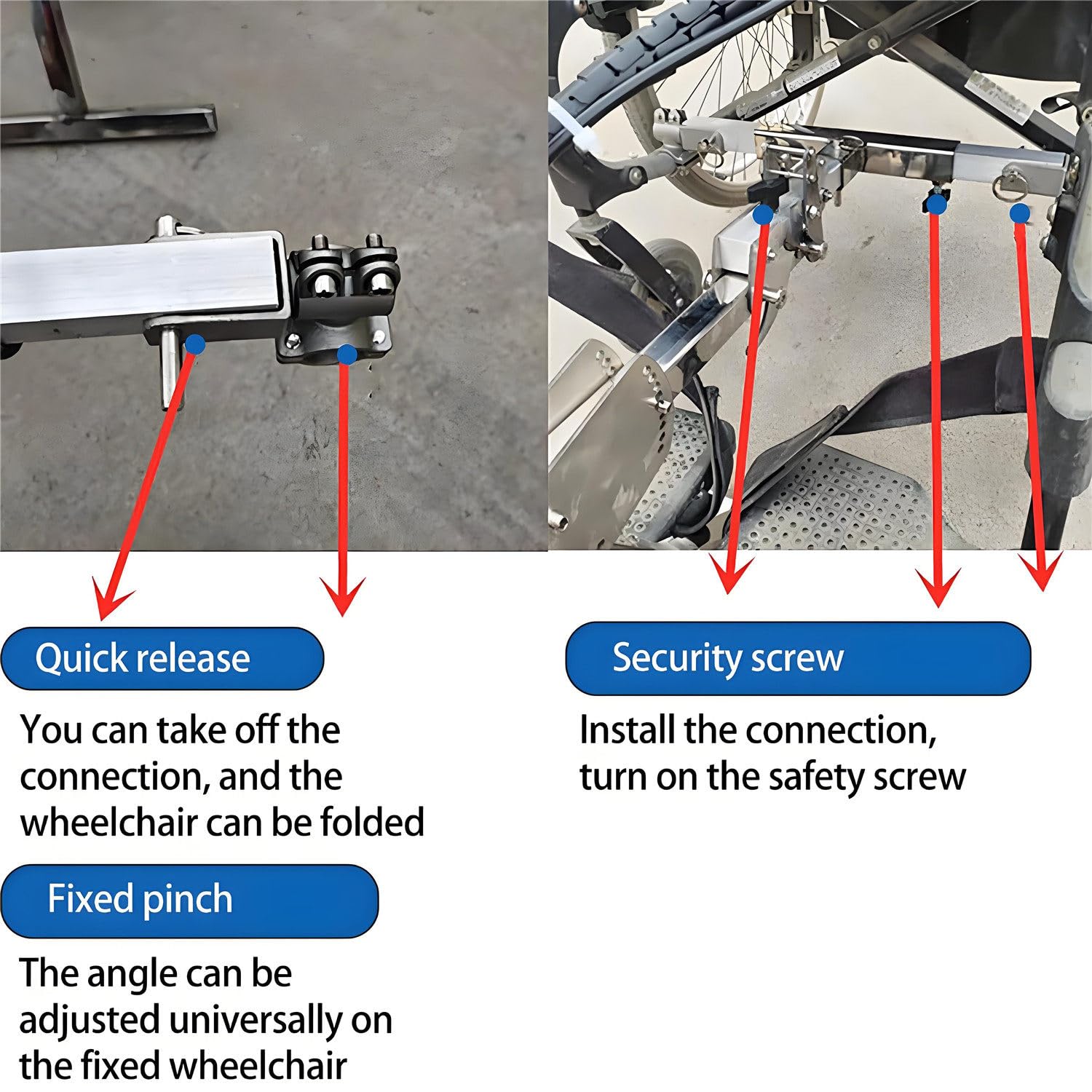 Accesorio de potencia para silla de ruedas, ligero, cabezal de accionamiento eléctrico, 3 velocidades, dispositivo portátil de tracción de tractor para silla de ruedas manual