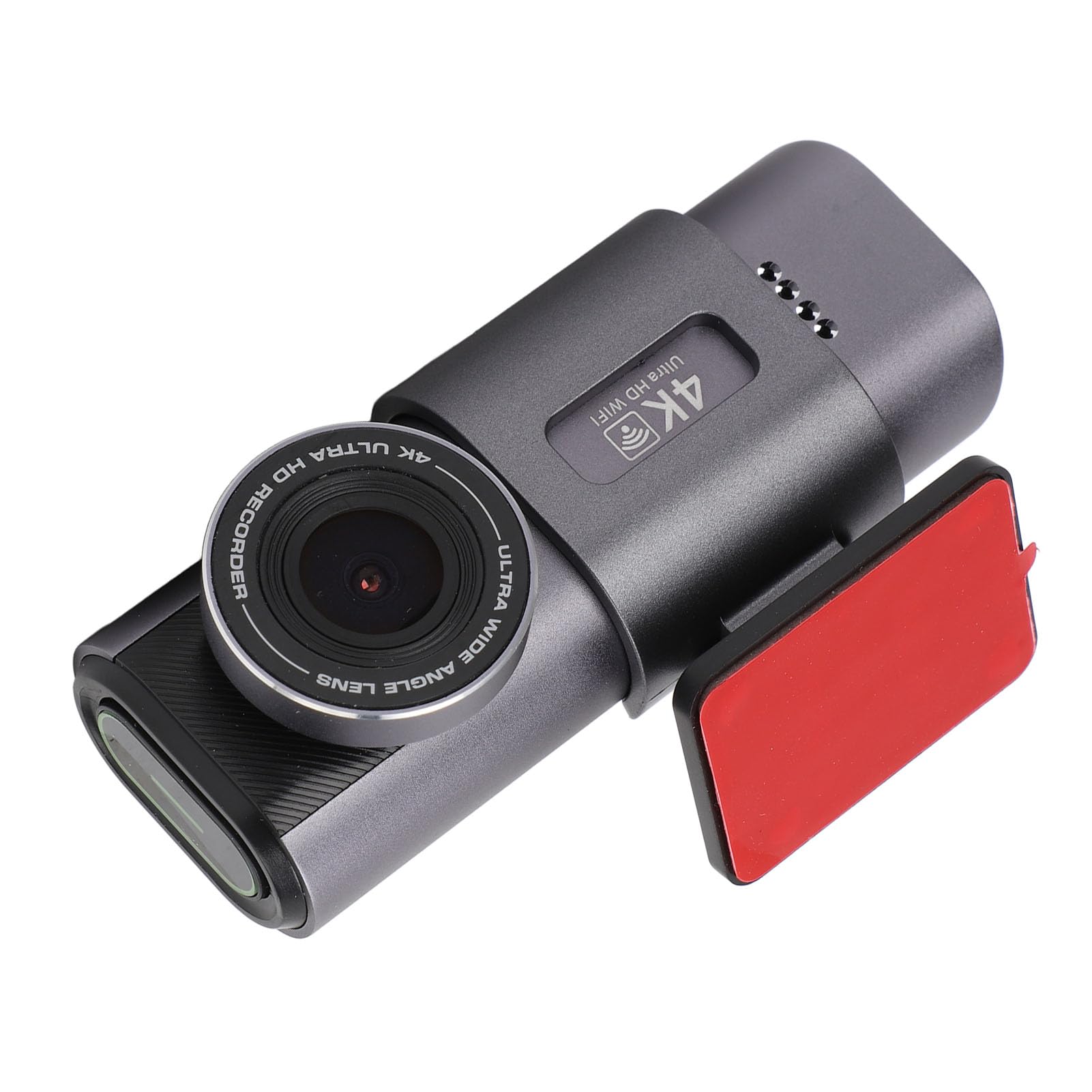 Cámara de Salpicadero 4K WiFi, Grabadora de Conducción HD 1080P Frontal y Trasera Dual con Sensor G, Modo de Estacionamiento, Grabación en Bucle y Control de Aplicaciones