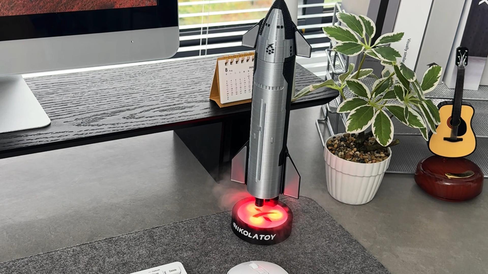 Amazon.com: NIKOLATOY SpaceX Starship Model 1:200 Scale – Space