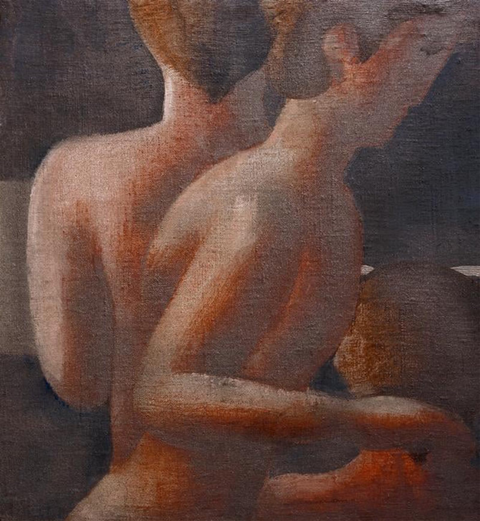 Pintura mural en lienzo de Oskar Schlemmer Drei Akte Silberfries III, decoración de hogar 60x90 5