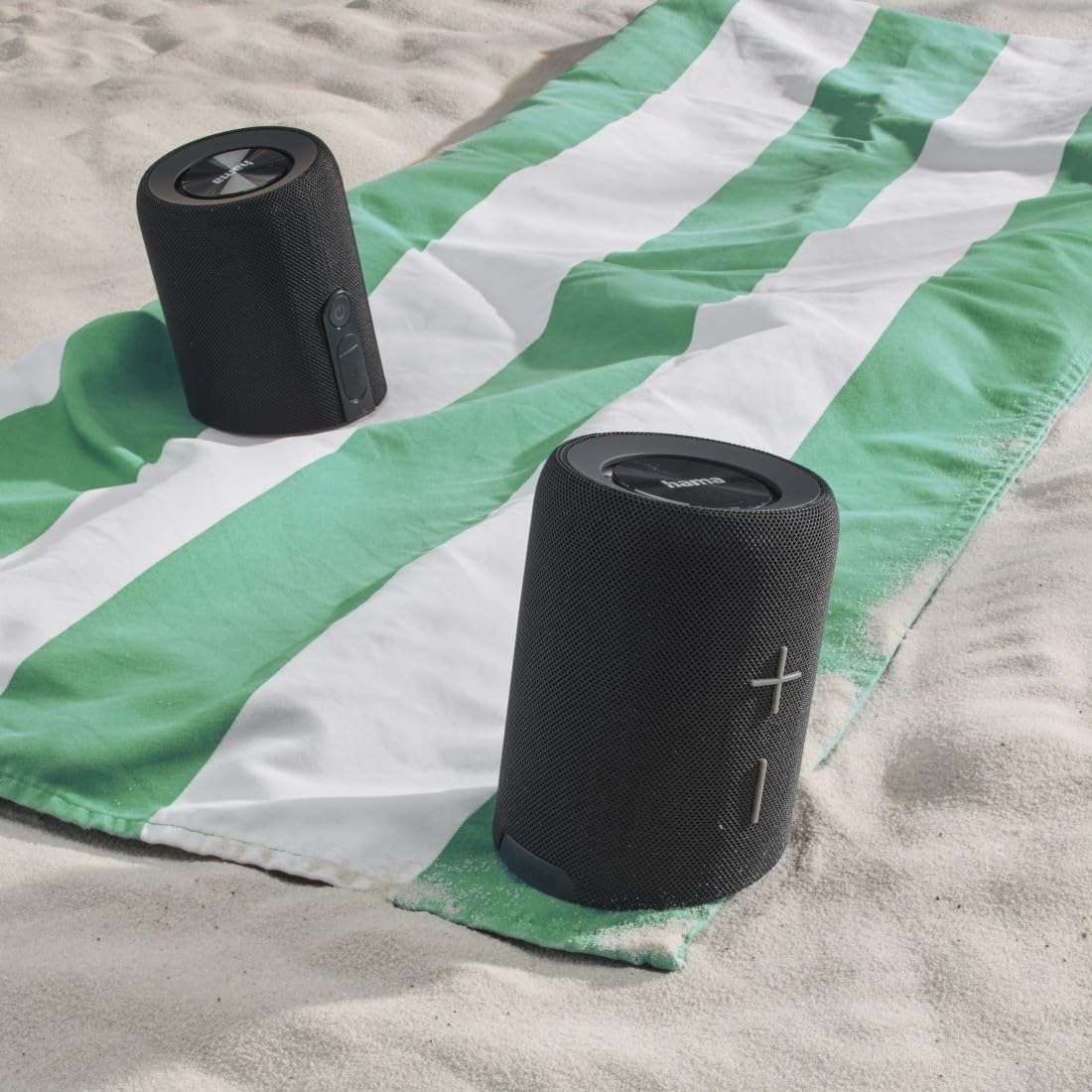 Hama | Altavoz Bluetooth Potente Separable - Negro | Altavoces con potencia de 30w sonido estéreo real, Impermeable ip67, 12h autonomía