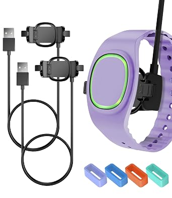 2 Pack Compatible with Magic Band Plus Charger, 3.3FT Charging Cable Accessories Compatible with MagicBand+ Charger Only - Black