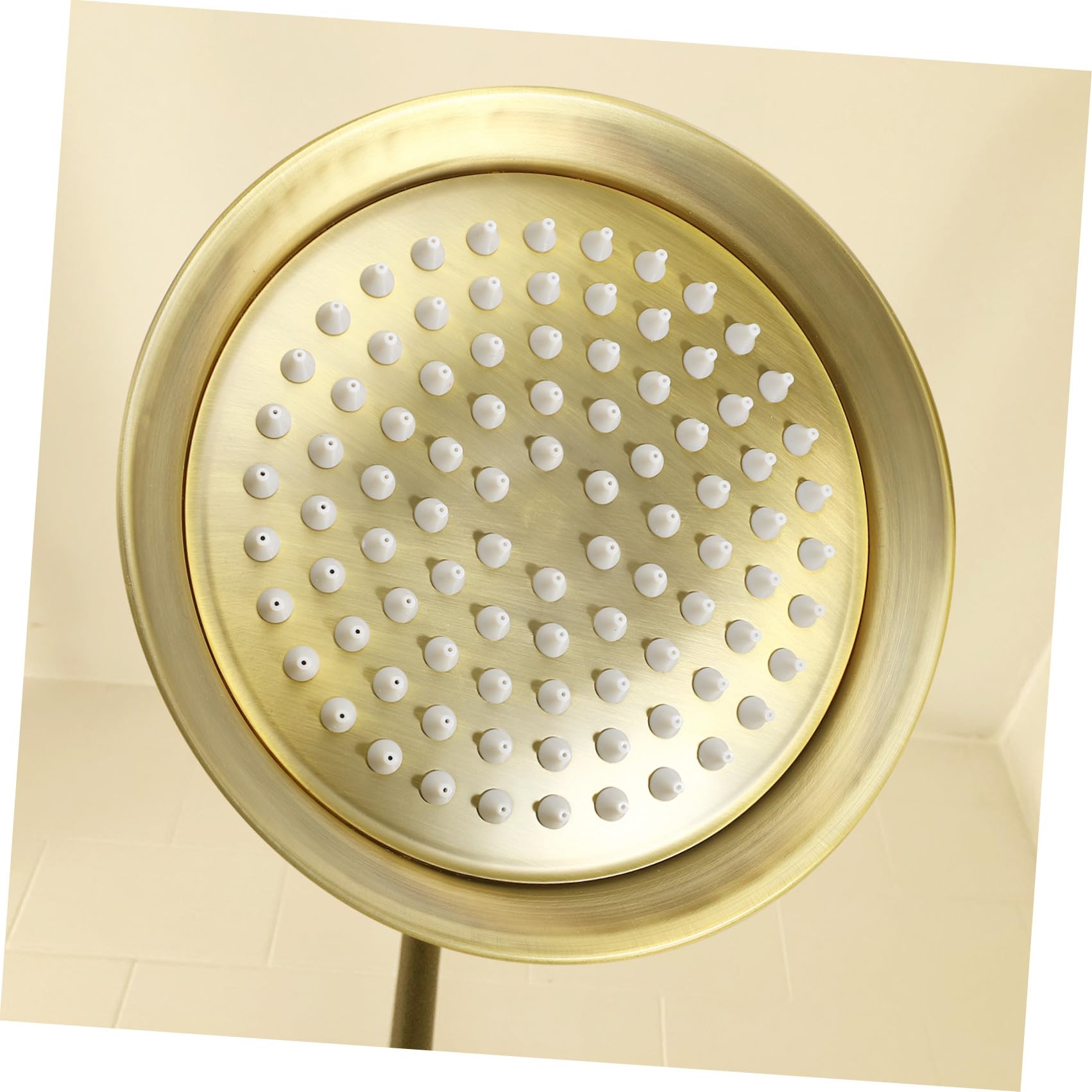Cabezal Rociador de Techo para Baño Vintage de Acero Inoxidable 8 Pulgadas