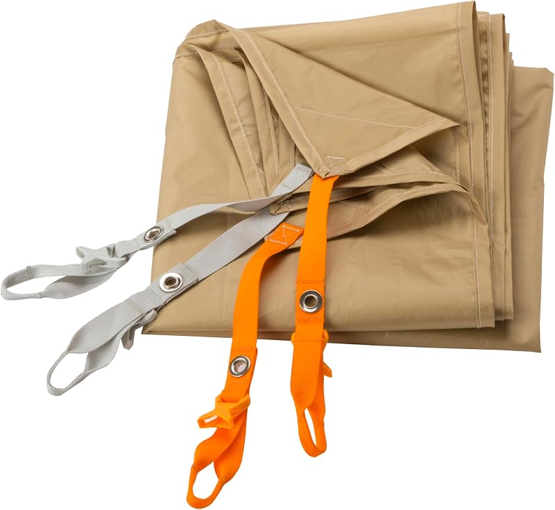 Huella de Big Agnes para la tienda de campaña Big House | La duradera lona de poliéster 75D para el suelo de la tienda protege el suelo de la tienda y soporta el lanzamiento ligero Fast Fly.