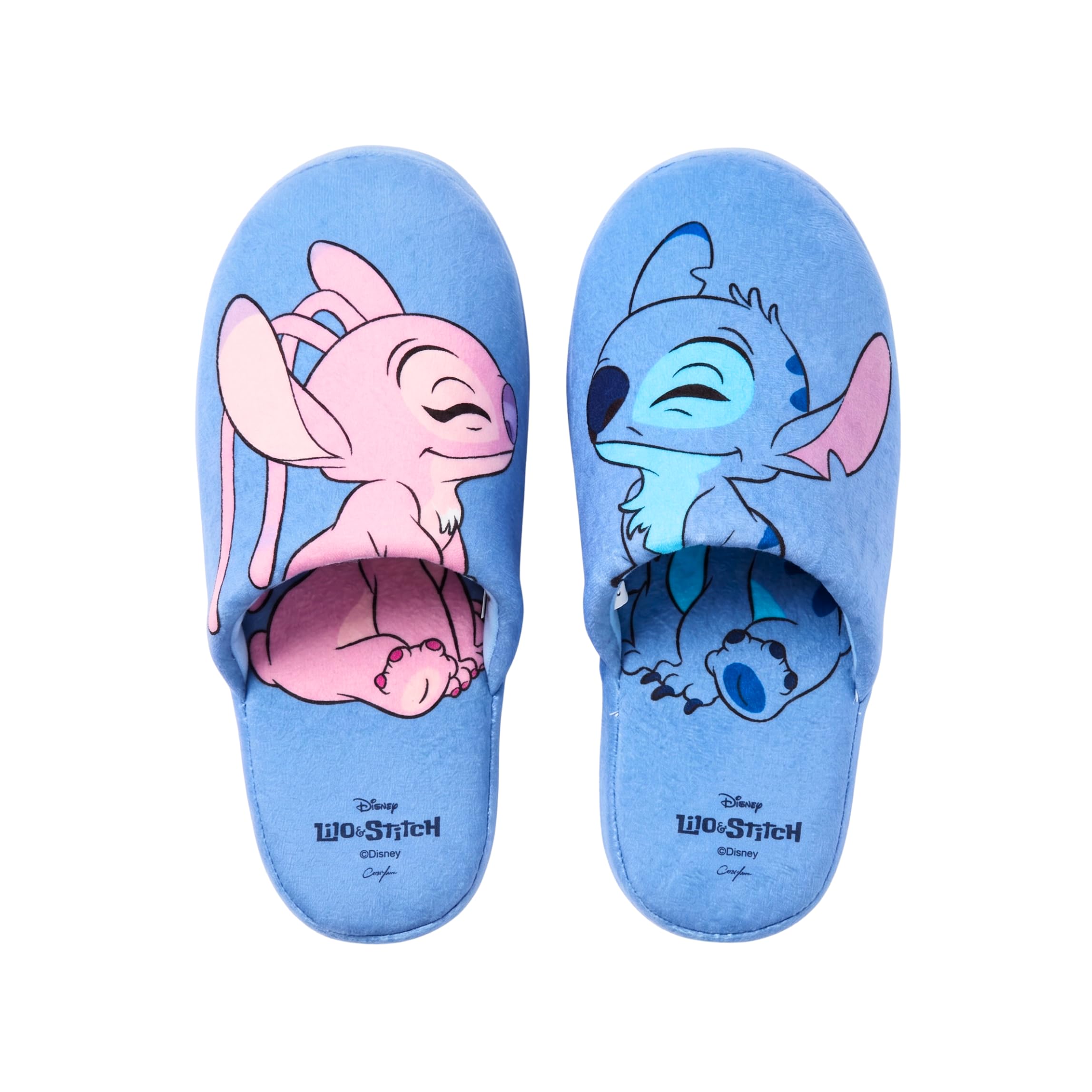 Disney Stitch et Angel Chaussons Filles, Pantoufles D'intérieur, Tailles EU 28 à 35