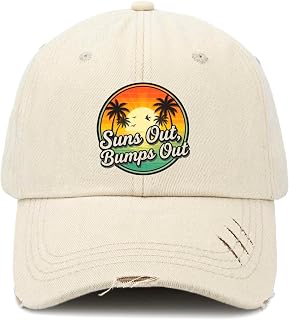 Pregnant Girl Summer Suns Out Bumps Out Sports Hats for Womens Light Weight Caps