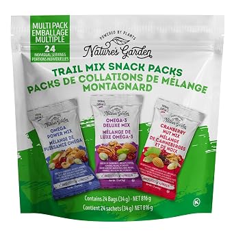 Nature's Garden Trail Mix Snack Pack 28.8oz (24x1.2oz), Individual Servings