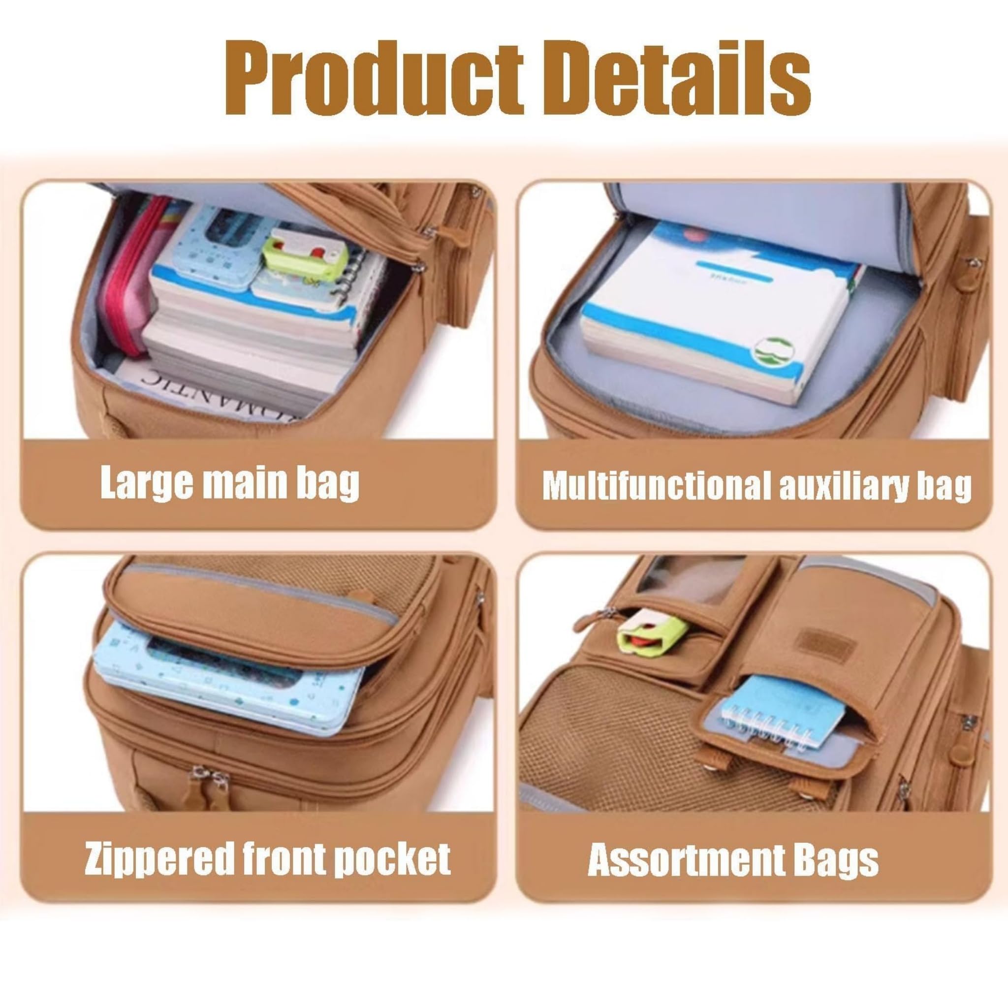 Zaino Capibara Kawaii,Set Di Zaino Scolastico In Tessuto Oxford, Include Astuccio E Borsa Portapranzo – Articoli Per Studenti