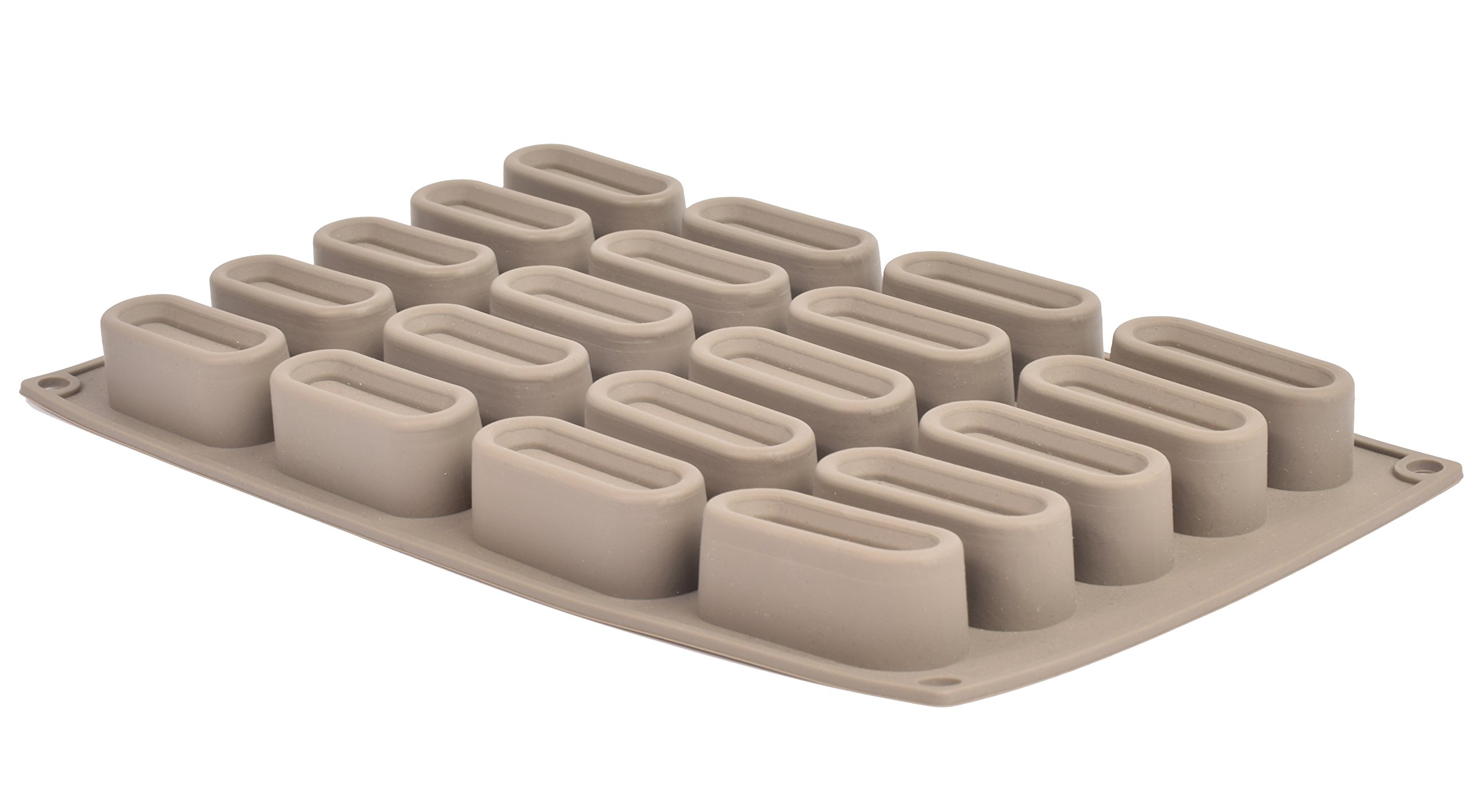 20 Cavity Oval Special Shaped Silicone Mold for Soap Making Mini Bath Bomb Crafts Candy Chocolate bar - Assort Color