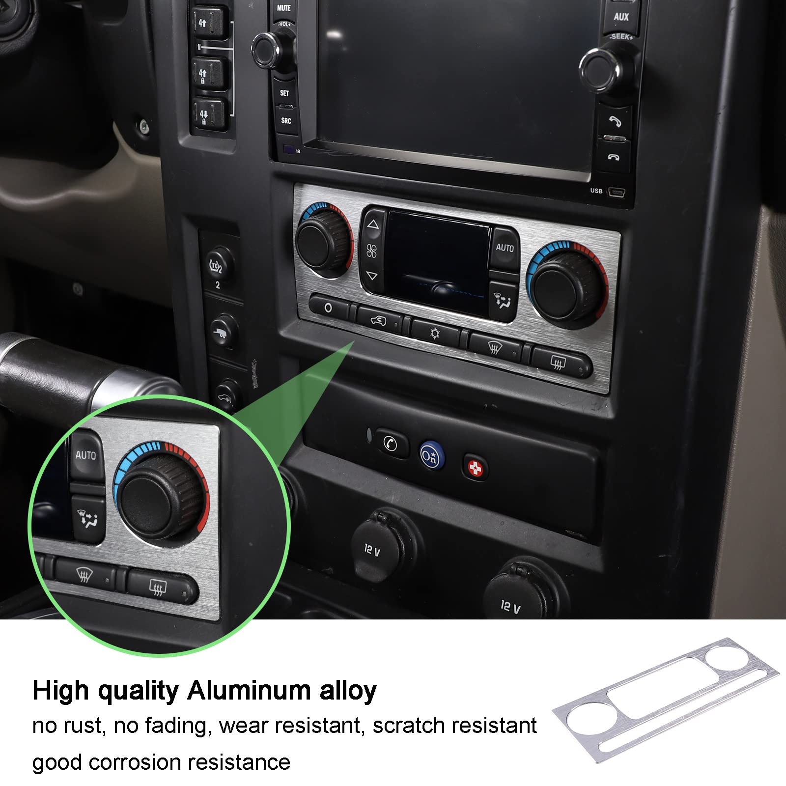 Amazon.co.jp: アルミ合金車内装センターコンソールダッシュボード