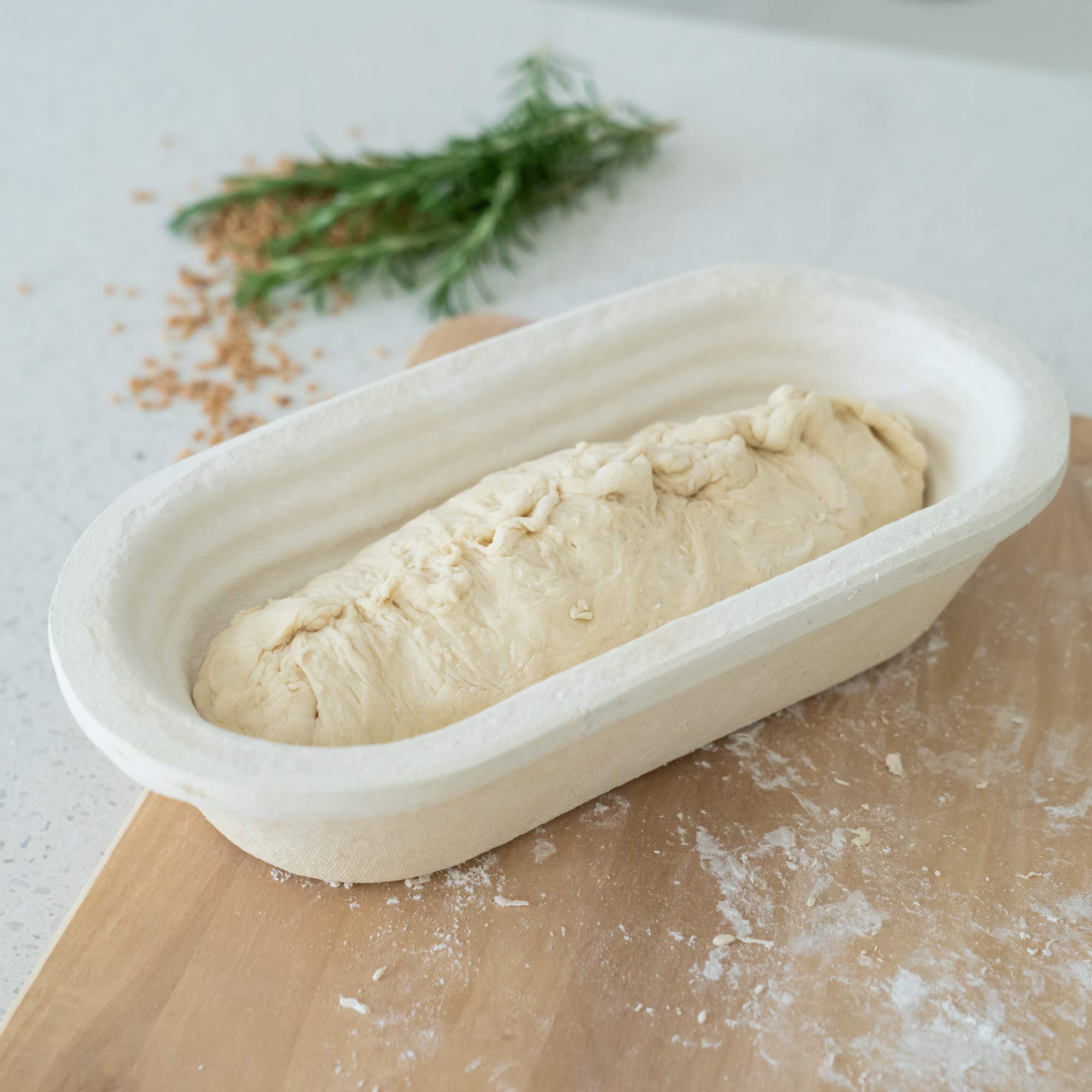 Bulka Oval Bread Proofing Basket Brotform Spruce Wood Pulp