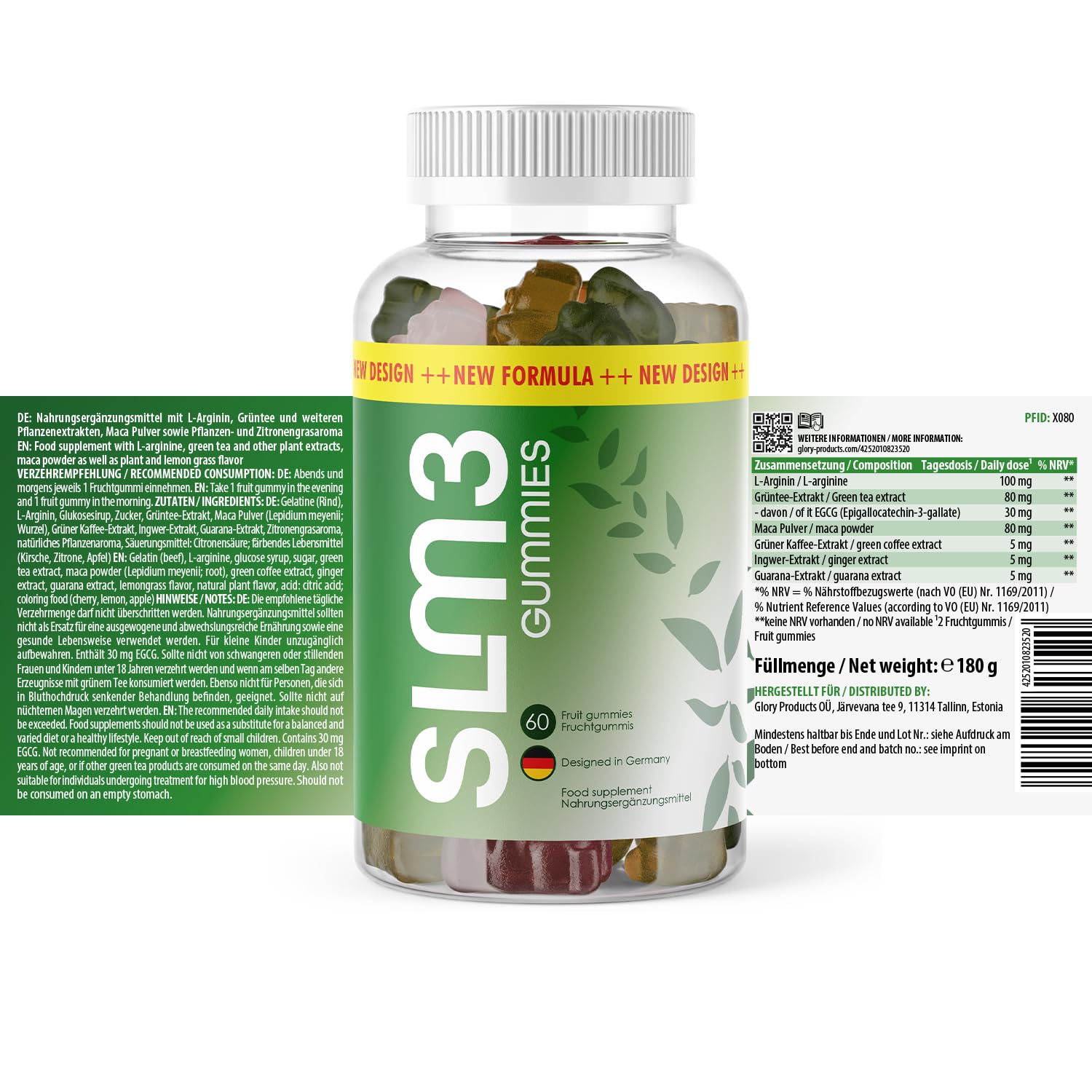 SLM3 Gummies | deine genussvolle Unterstützung | 60 Gummies