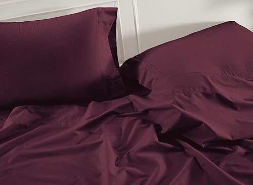 LANE LINEN - Juego de 2 fundas de almohada 100 % de algodón orgánico percal ultrasuave, vigorizantes y frescas, tamaño estándar, blanco