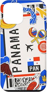 iPhone 12 mini Flight Boarding Pass Tag Label To Destination Panama Case