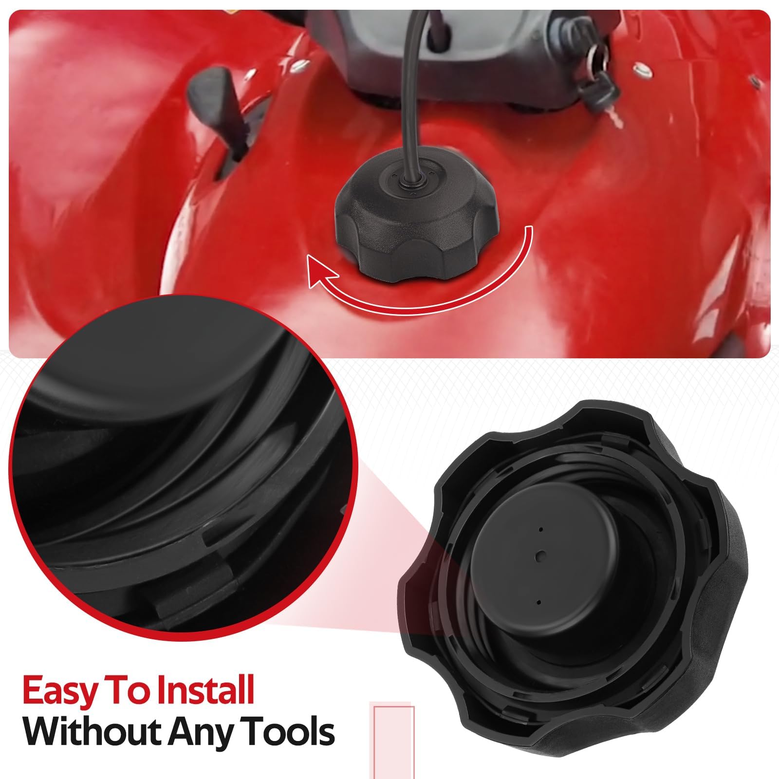 Amazon.com: JAVIK Gas Cap Fuel Cap for Honda Rancher 350 400 Recon