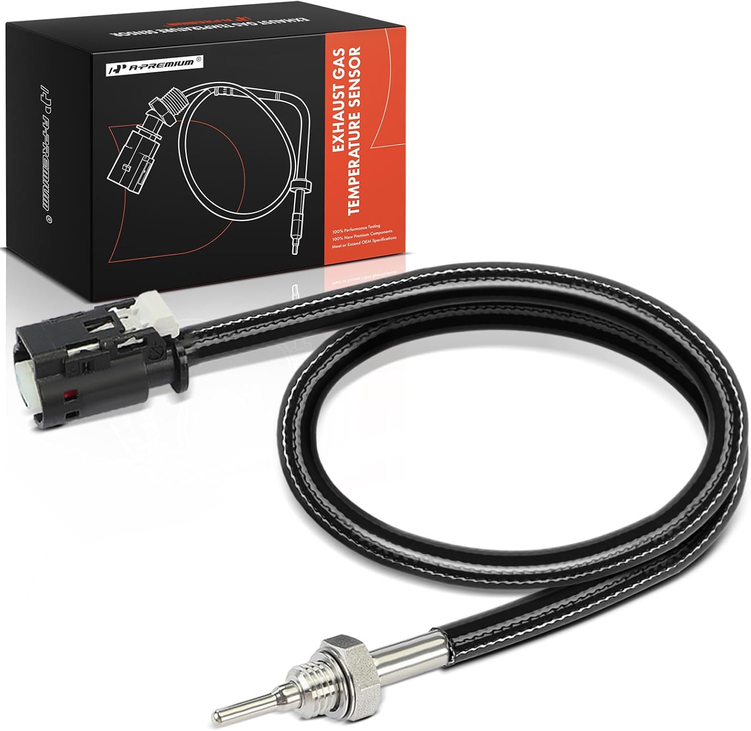 A-Premium Exhaust Gas Temperature Sensor Compatible with BMW 328d 2014-2017 2.0L, 328d xDrive 2014-2017 2.0L, X3 2015-2017 2.0L