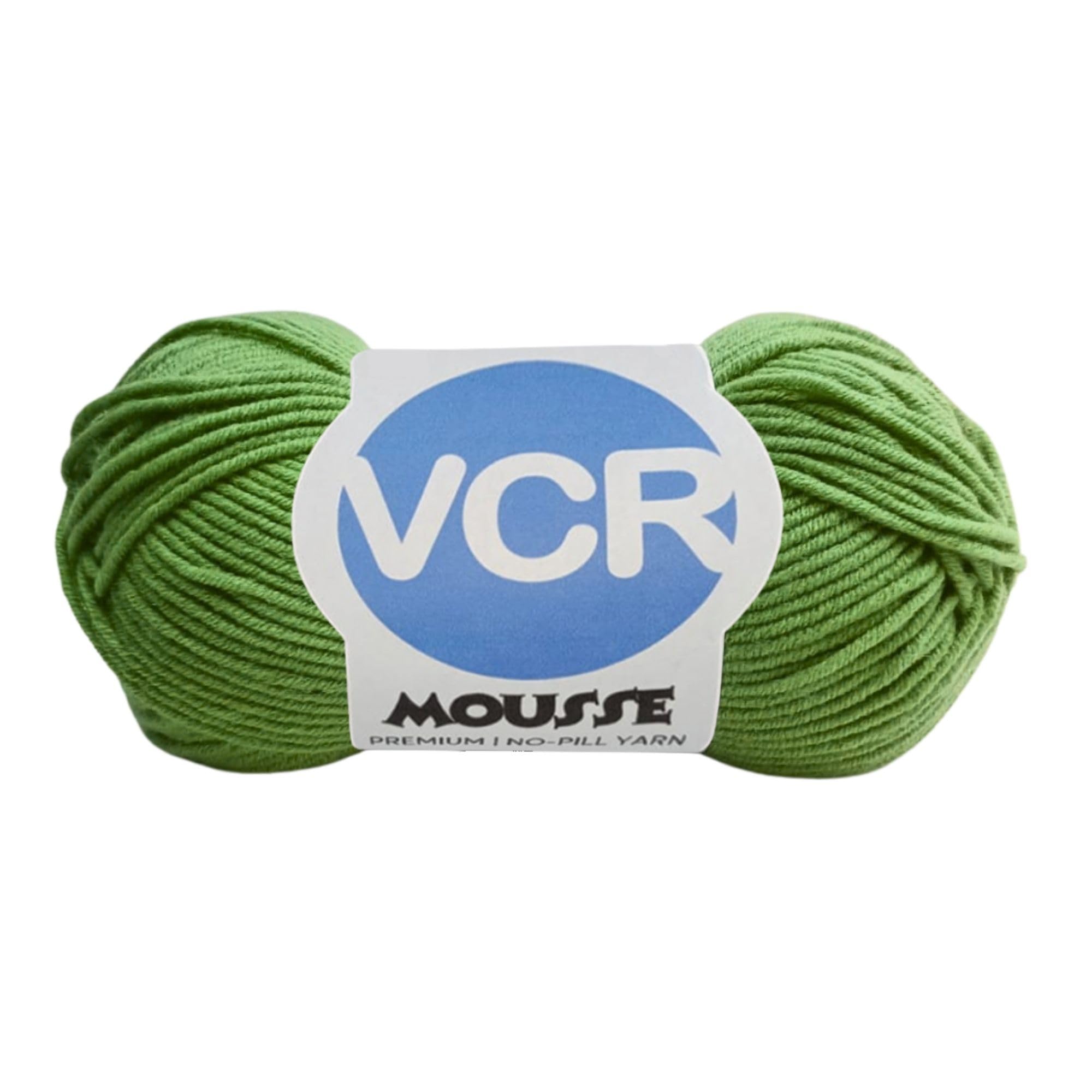 VCR 4ply Dull Green Yarn, 100 Grams Hank, 190 Meters Length, Acrylic Ball for Crochet and Knitting, Soft Crosia Threads, Pack of 1 Yarn, Suitable for DIY Crafts