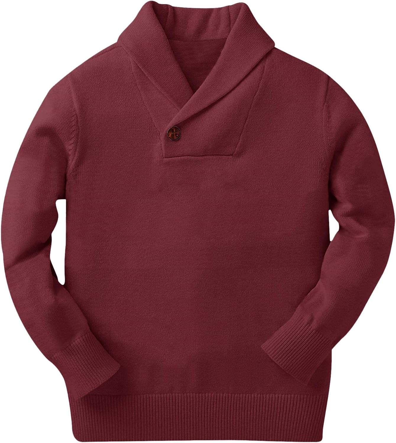 Ryannology Toddler Baby Boys Girls Sweater Shawl-Collar V Neck Pullover Sweaters Cable Kintted Photoshoot Outfits