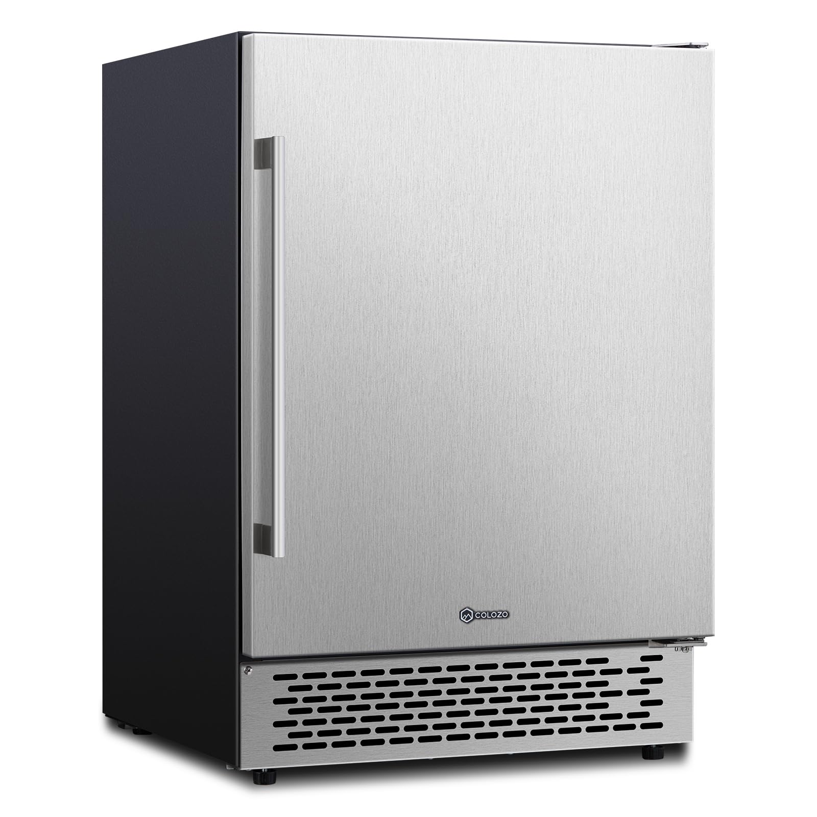 COLOZO 24 Inch Beverage Refrigerator, Stainless Steel Beverage Fridge, Under Counter Beer Mini Fridge, Indoor/Outdoor Refrigerator Cooler for 190 Cans, Beverage Cooler for Patio/Kitchen/Party | Fridge.com