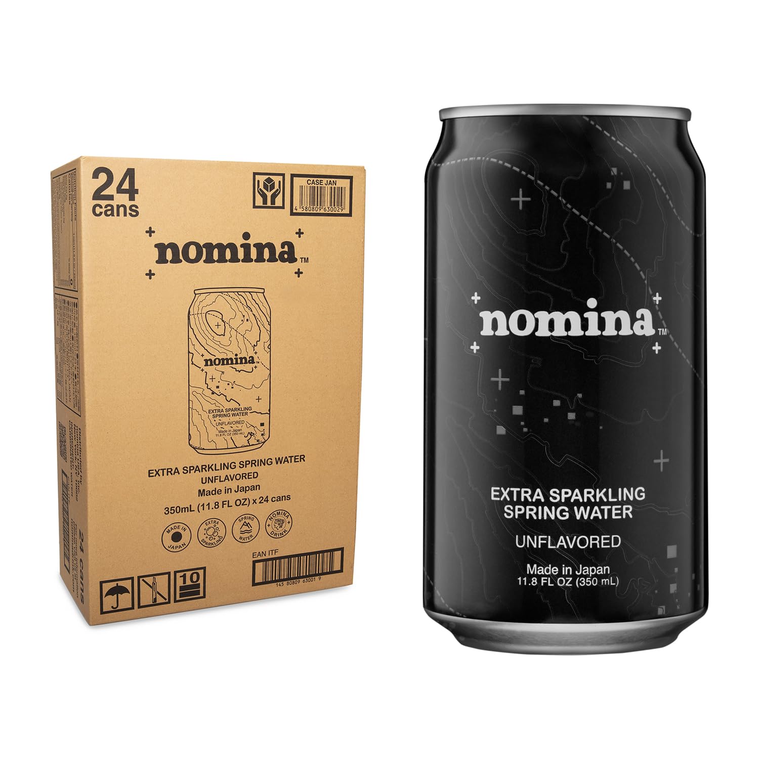 Amazon.com: NOMINA Premium Extra Sparkling Spring Water, Made in