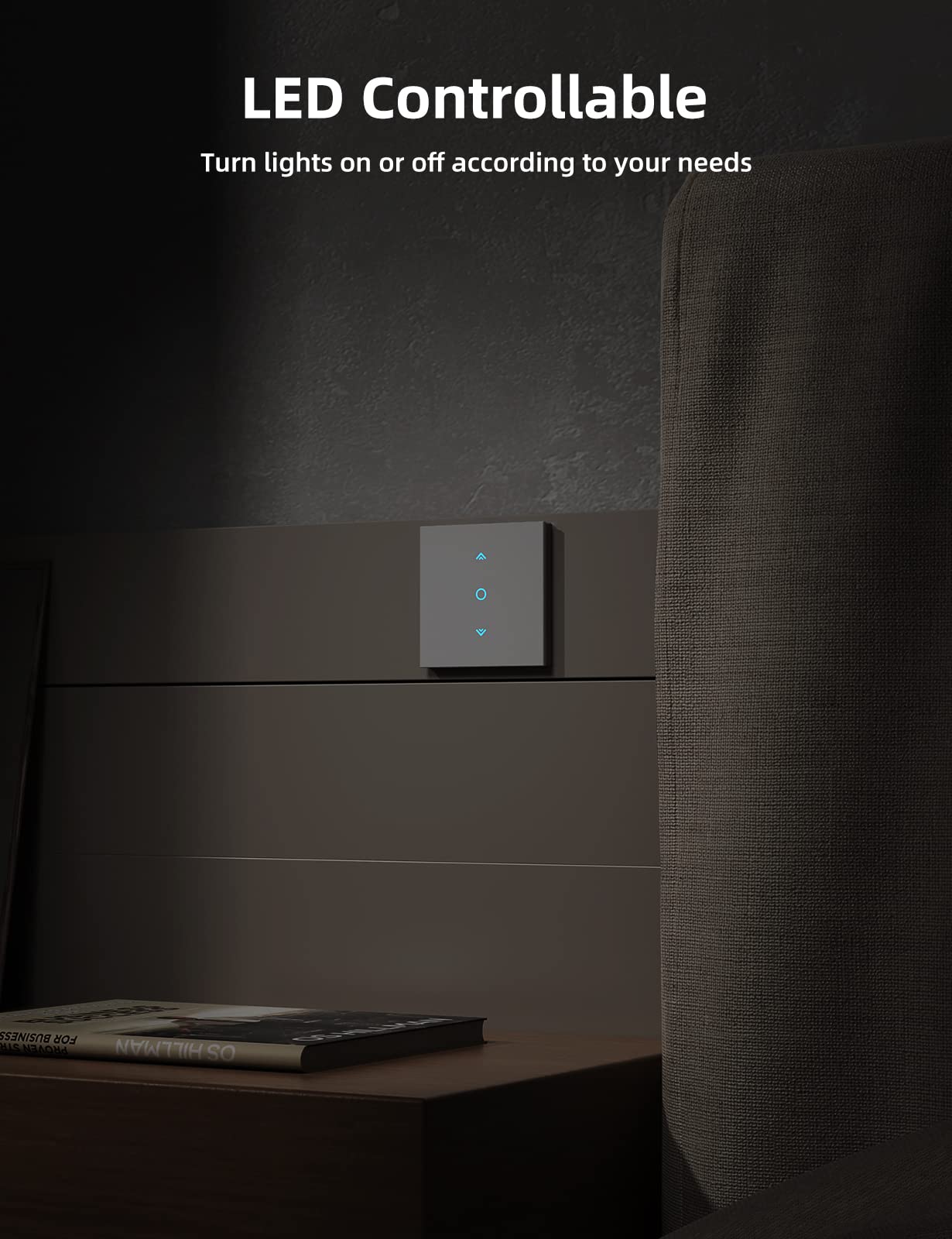【Ultima Gen.】Interruttore Tapparelle WiFi con Funzione Percentuale, Etersky Interruttore Timer Intelligent per Tapparelle Elettriche Controllo APP e compatibile con Alexa/Google Home-2 Packs