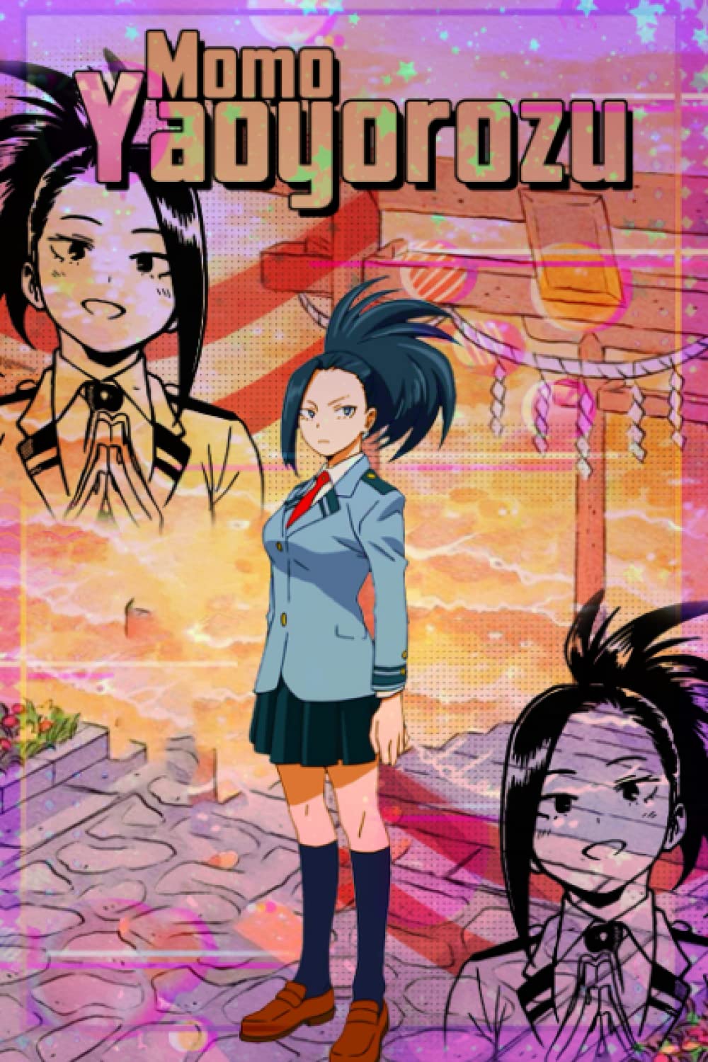 Momo Yaoyorozu Notebook: Momo Yaoyorozu Notebook Journal Gift,120 Lined Paper Book for Writing, Perfect Present for Fans, Notebook Diary 6 X 9 Inches