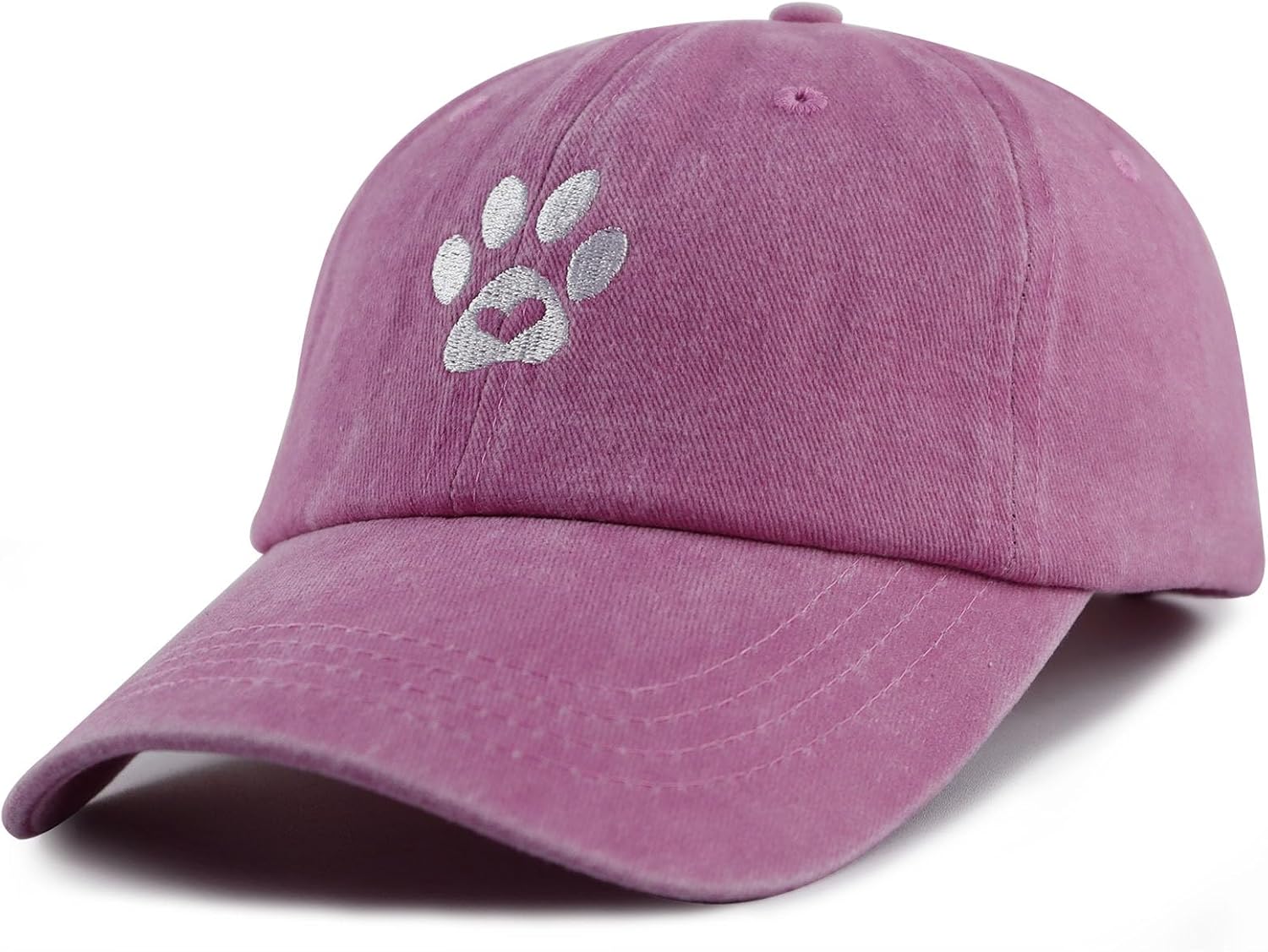 Funny Dog Paw Hat for Men Women, Adjustable Cotton Embroidered Dog Lovers Baseball Cap - Image 2