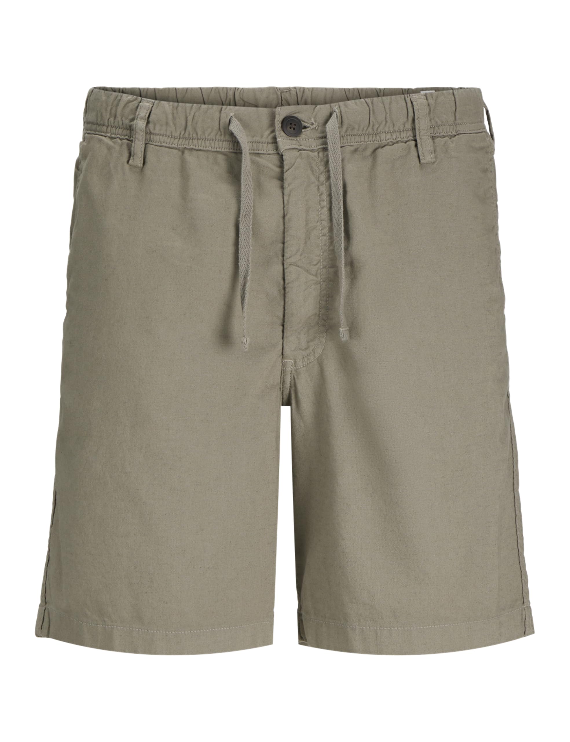 Jack & Jones Men's Dusty Olive And J Linen Shorts Xl